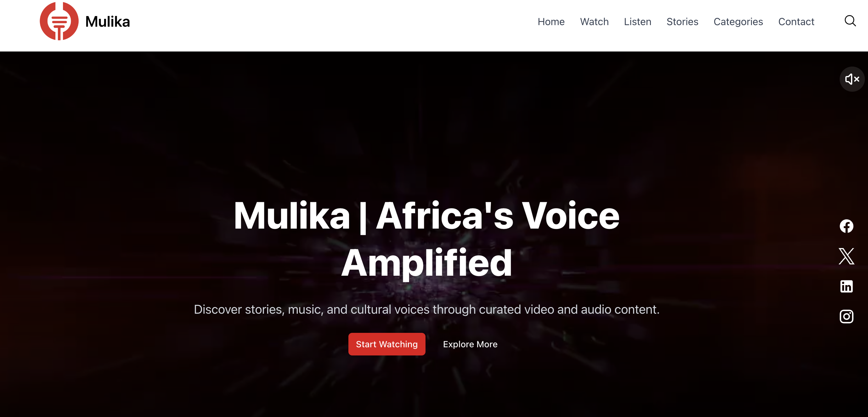 Mulika Media Platform